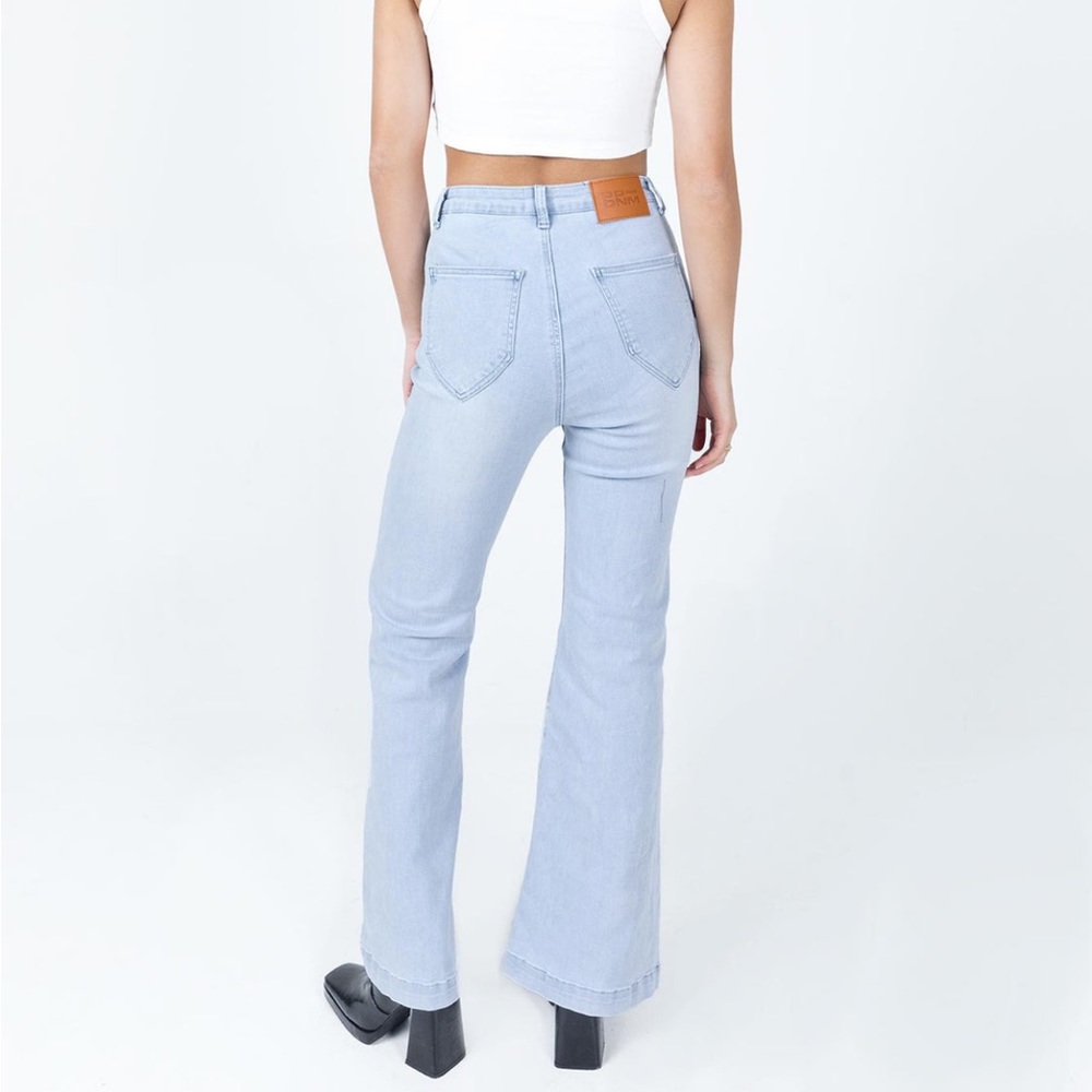 Princess Polly Better With You Jeans Light Wash Denim - Picture 3 of 7